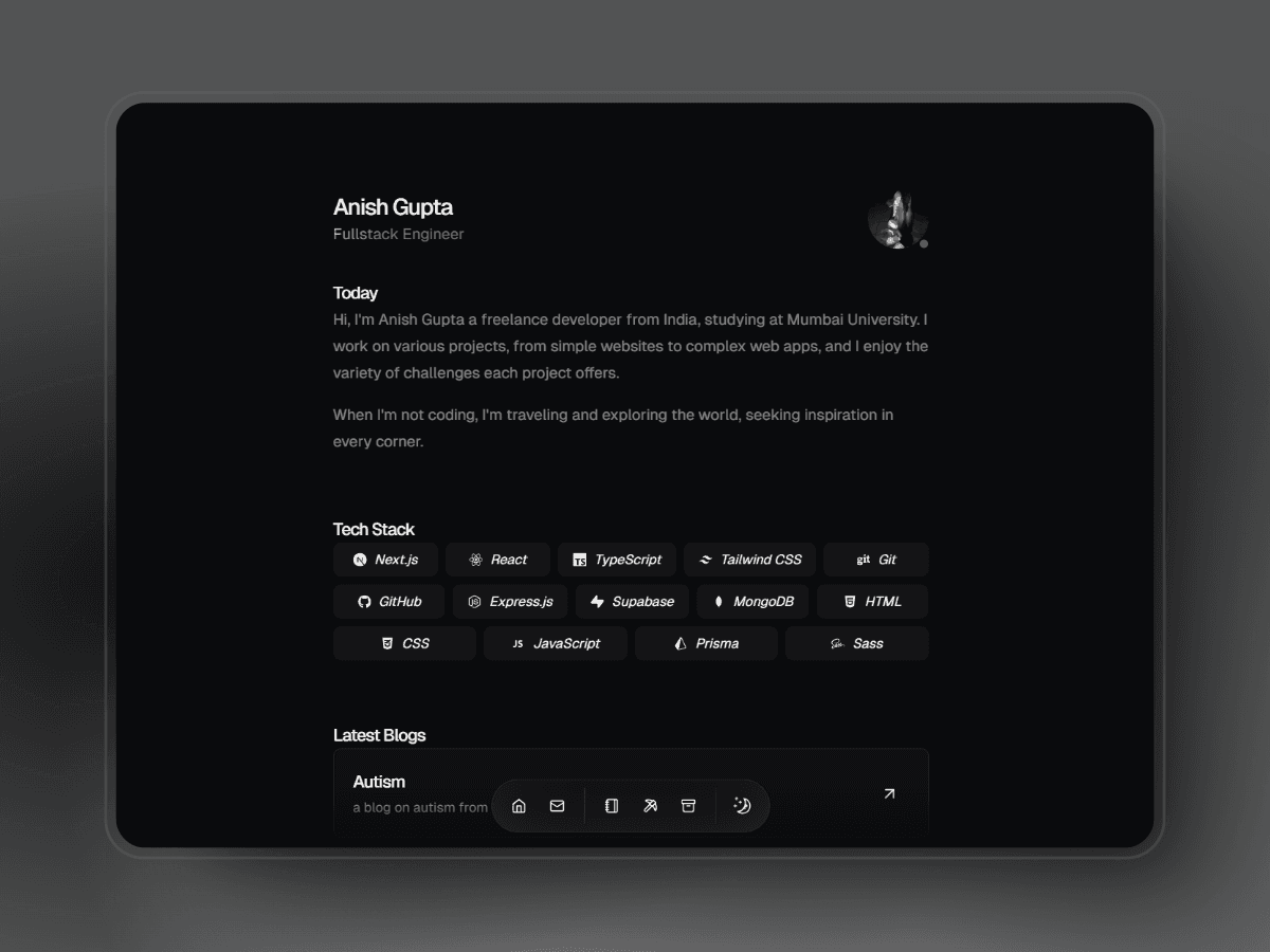 Portfolio Website